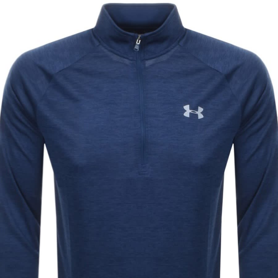 Under Armour Half Zip Tech Sweatshirt Blue Mainline Menswear